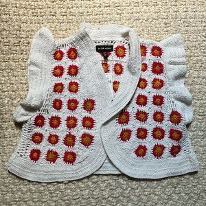 Anthropologie Crochet Vest
